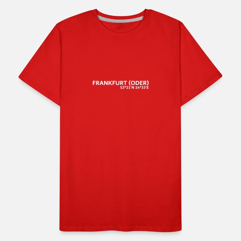 Frankfurt (Oder) coordinates Men's Premium Organic T-Shirt