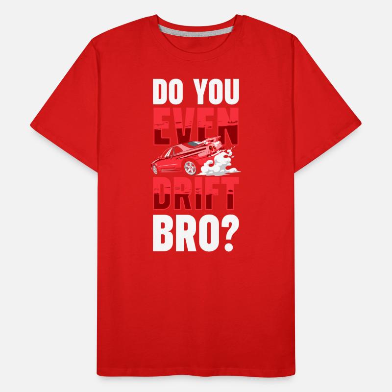 Drifting Donut Quer Schrauber Männer Premium Bio T-Shirt