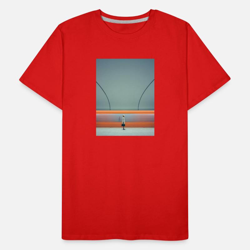 Platform as Orange Men's Premium Organic T-Shirt