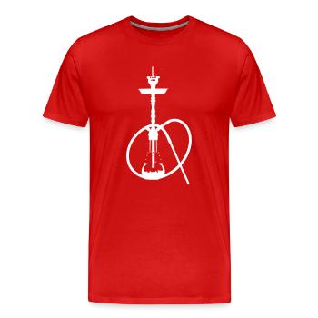 shisha - Männer Premium Bio T-Shirt - Rot - Vorne - Damien (186cm)