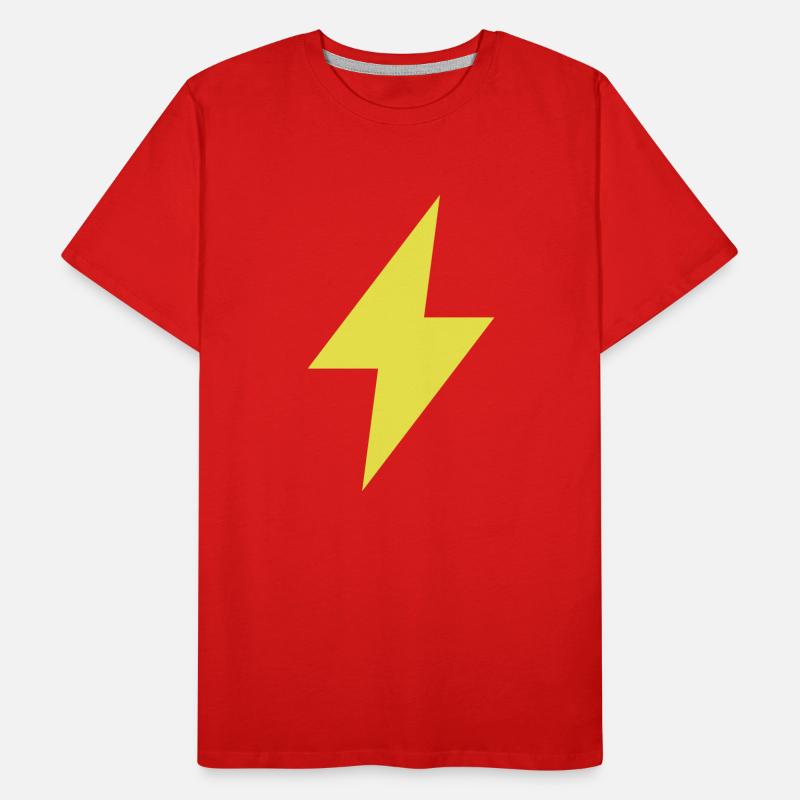 Blitz Symbol - Thunder - Flash Männer Premium Bio T-Shirt