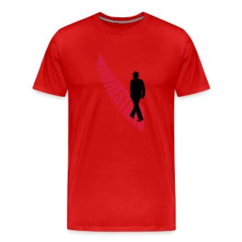ruhestand - Männer Premium Bio T-Shirt - Rot - Vorne - Damien (186cm)