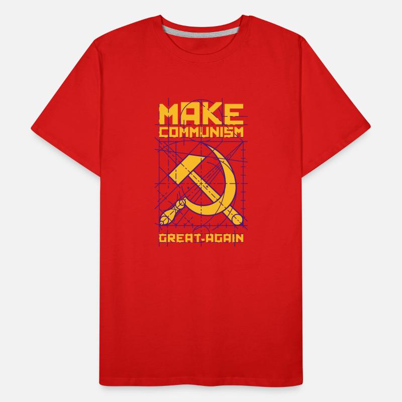 Make Communism great again Men's Premium Organic T-Shirt