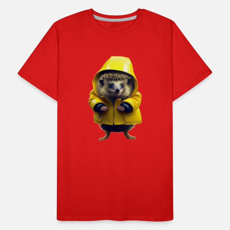 Est-ce que c’est du mauvais temps, pense le hérisson T-shirt bio Premium Homme