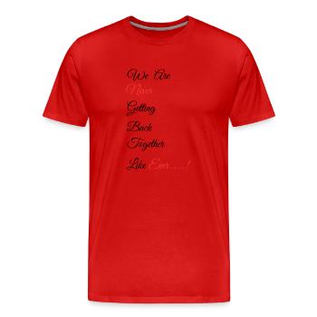 Se retrouver ensemble - T-shirt bio Premium Homme - rouge - Devant - Damien (186cm)