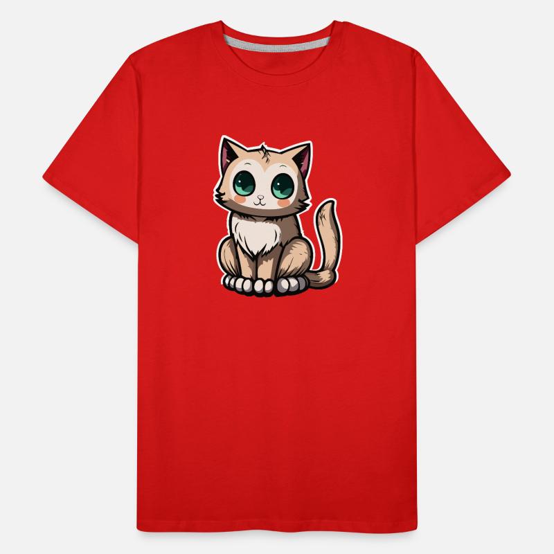 chat mignon T-shirt bio Premium Homme
