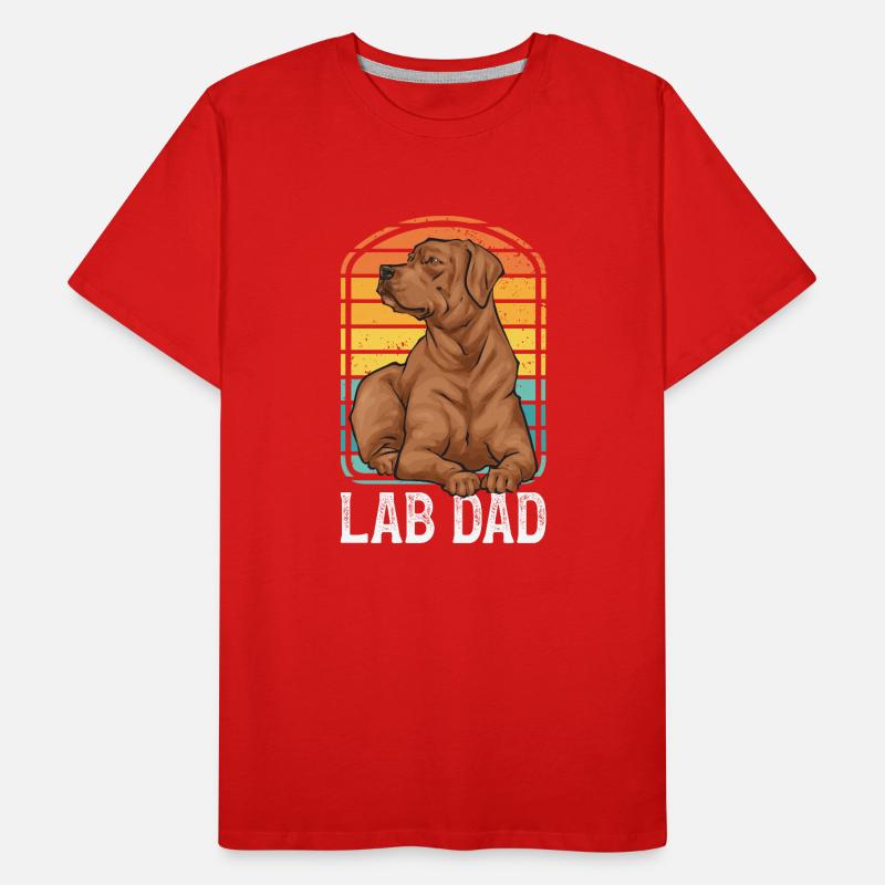 Fuchsroter Labrador Retriever Fox Red Labrador Männer Premium Bio T-Shirt