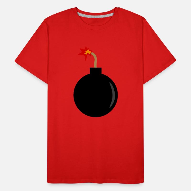 explodierende Bombe Männer Premium Bio T-Shirt