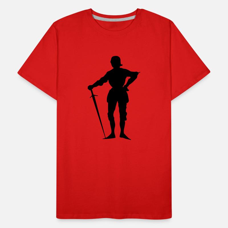 épée épée de chevalier chevalier armor125 T-shirt bio Premium Homme