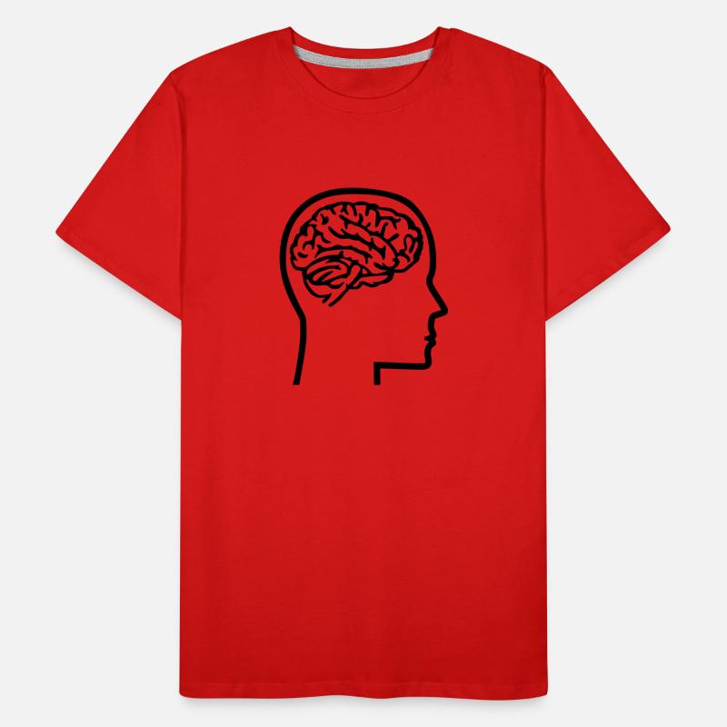 Brain Men's Premium Organic T-Shirt