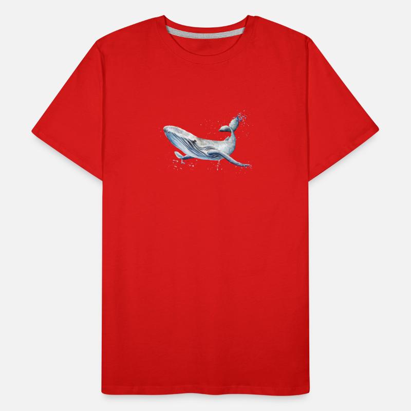 Wal Männer Premium Bio T-Shirt
