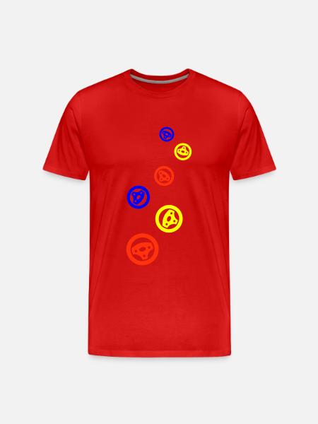 Tyre tuning Bunt - Men's Premium Organic T-Shirt - red