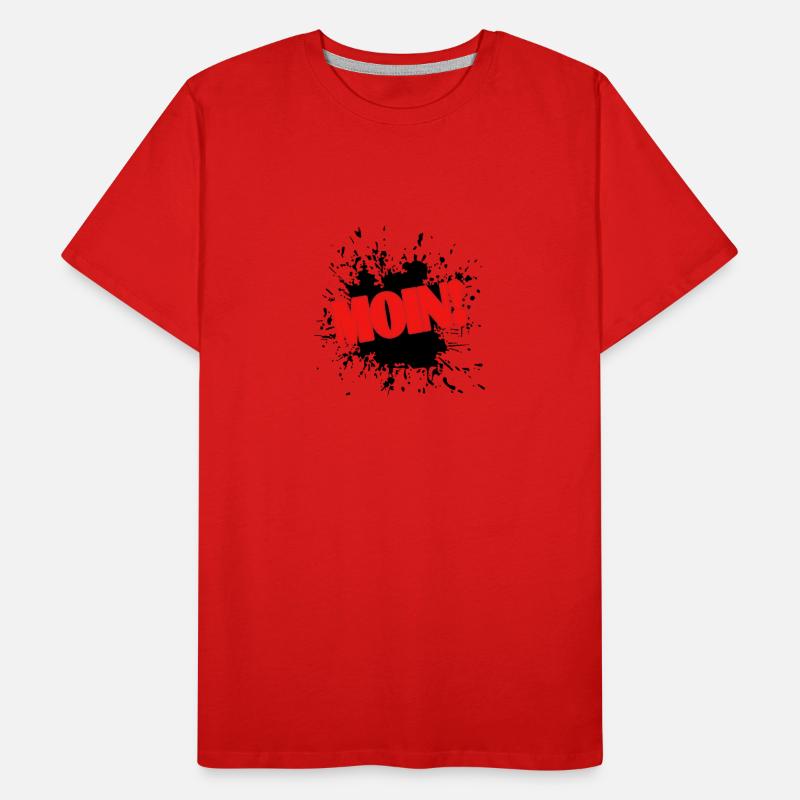 moin moin Männer Premium Bio T-Shirt