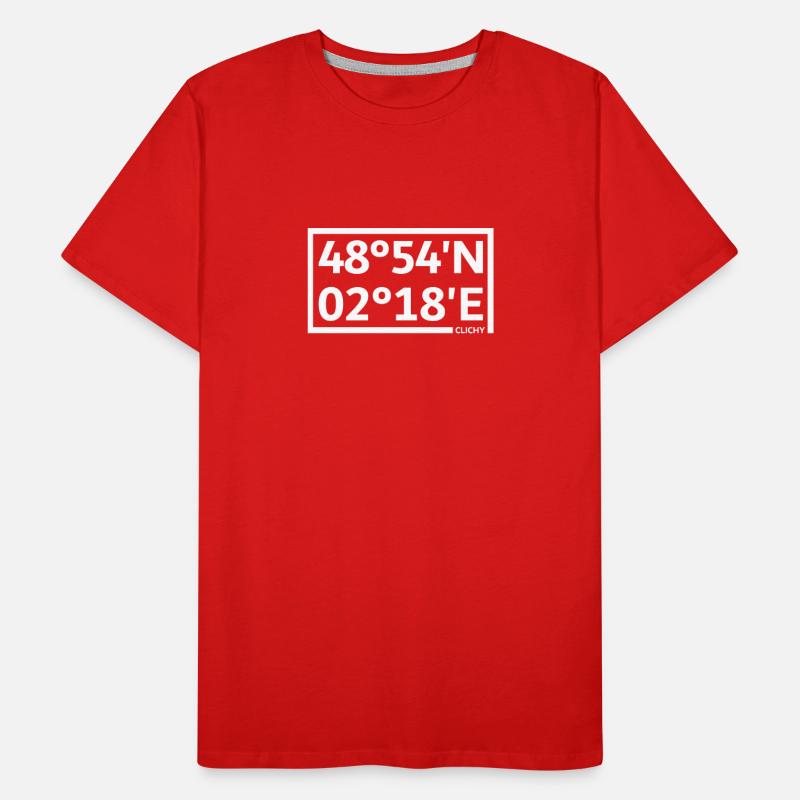 Clichy coordinates Men's Premium Organic T-Shirt