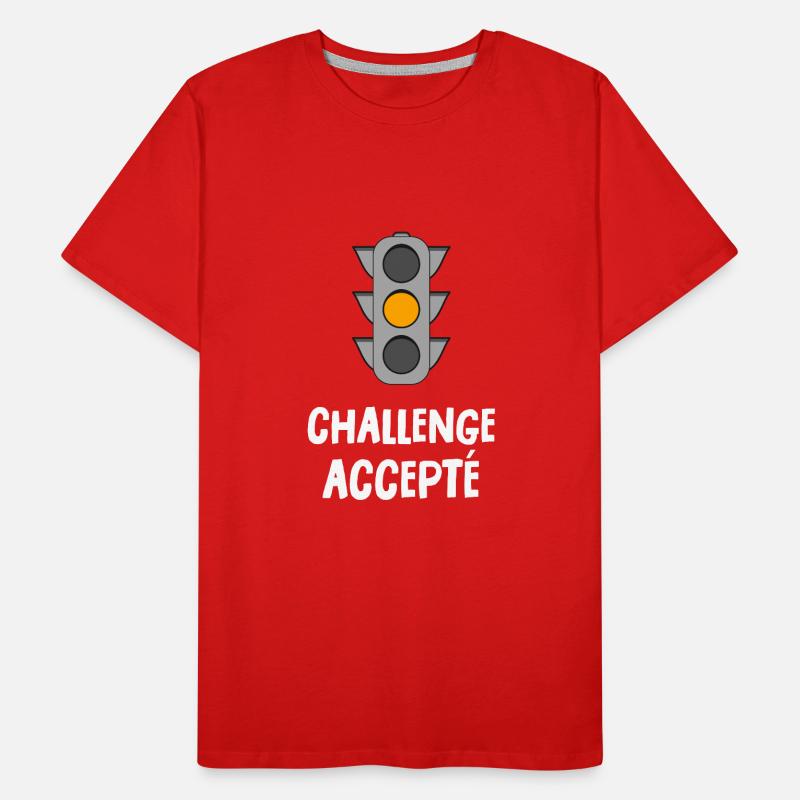 challenge accepté T-shirt bio Premium Homme