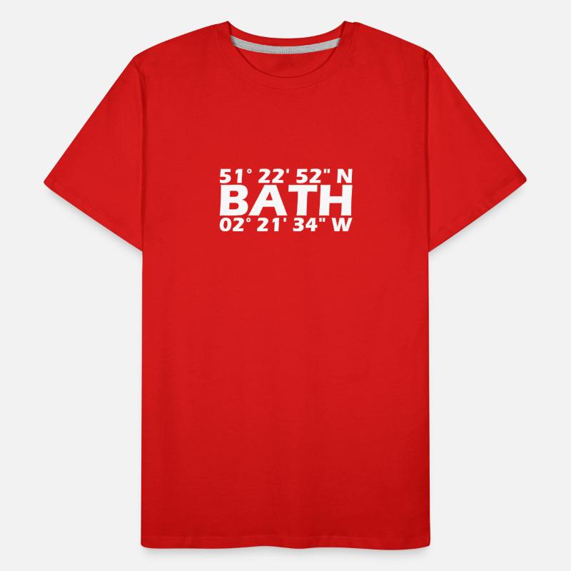 Bath Coordinates Men's Premium Organic T-Shirt