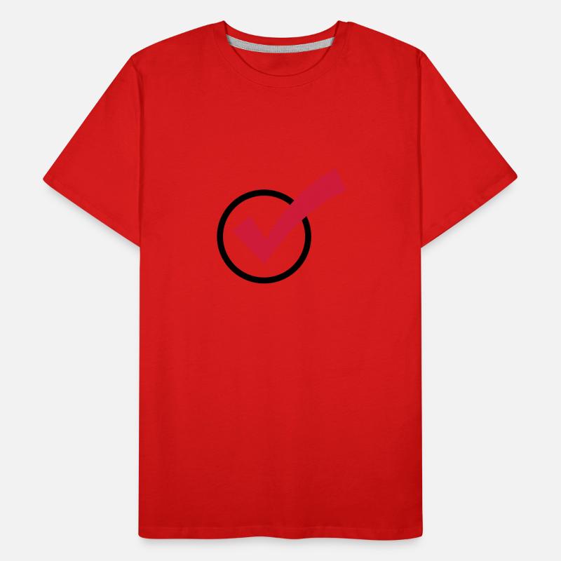 A checkmark Men's Premium Organic T-Shirt