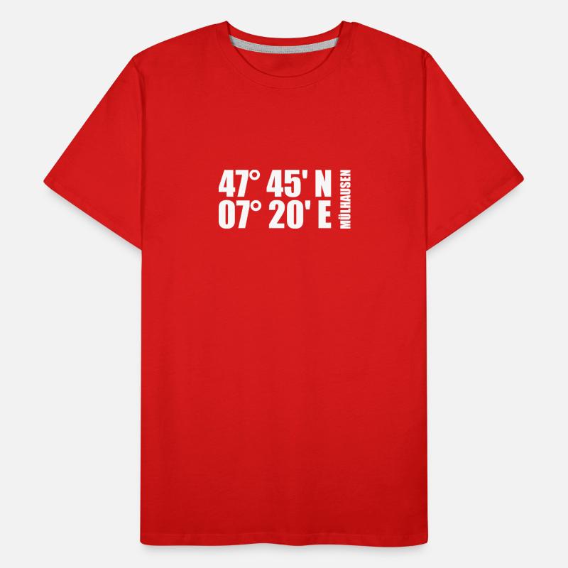 Mulhouse Coordinates Men's Premium Organic T-Shirt