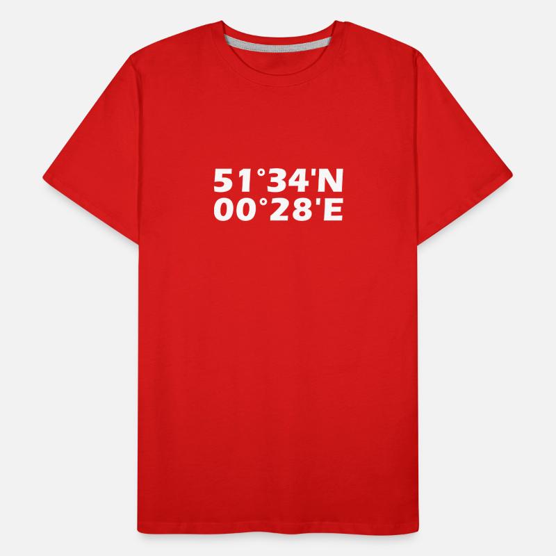 Basildon Coordinates Men's Premium Organic T-Shirt
