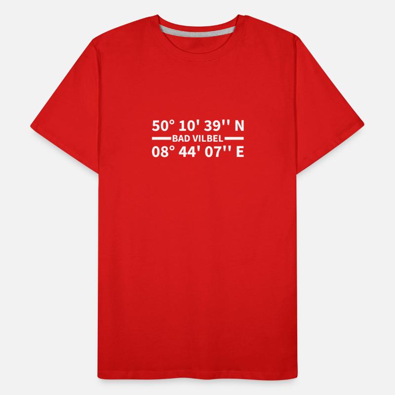Bad Vilbel coordinates Men's Premium Organic T-Shirt