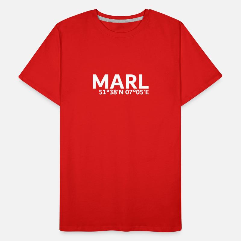 Marl coordinates Men's Premium Organic T-Shirt