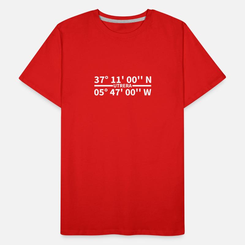 Coordonnées d’Utrera T-shirt bio Premium Homme