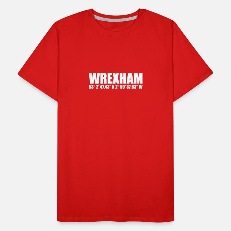 Wrexham coordinates Men's Premium Organic T-Shirt