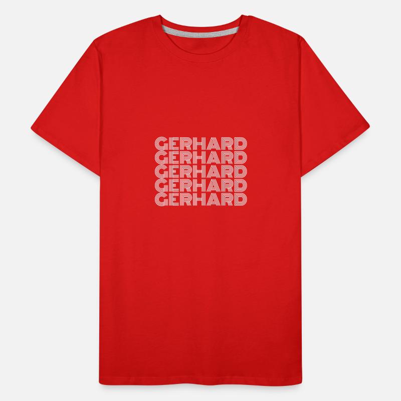 Gerhard Männer Premium Bio T-Shirt