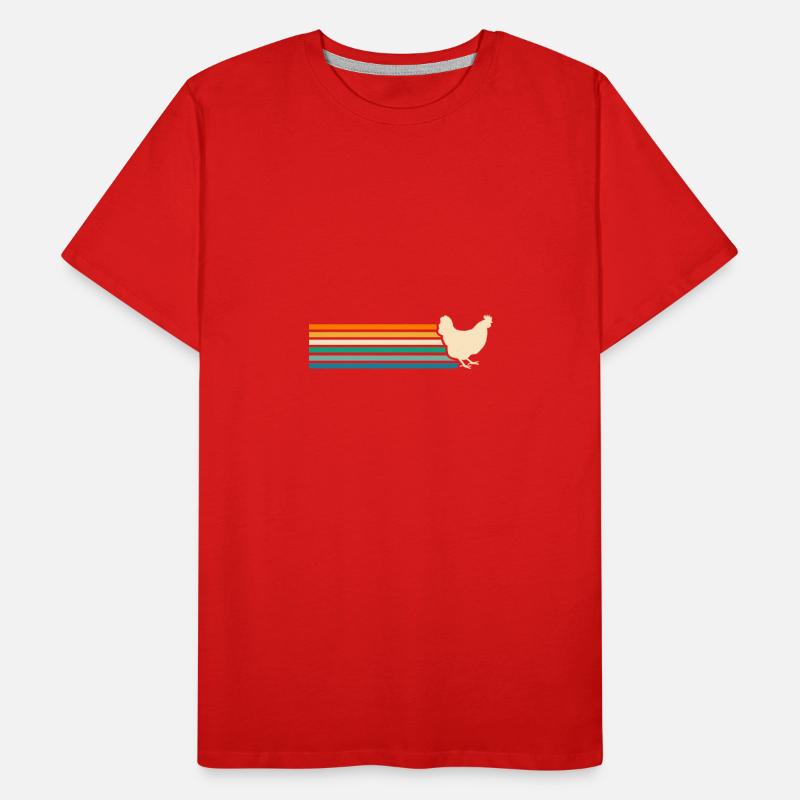 Chickens Hen Men's Premium Organic T-Shirt