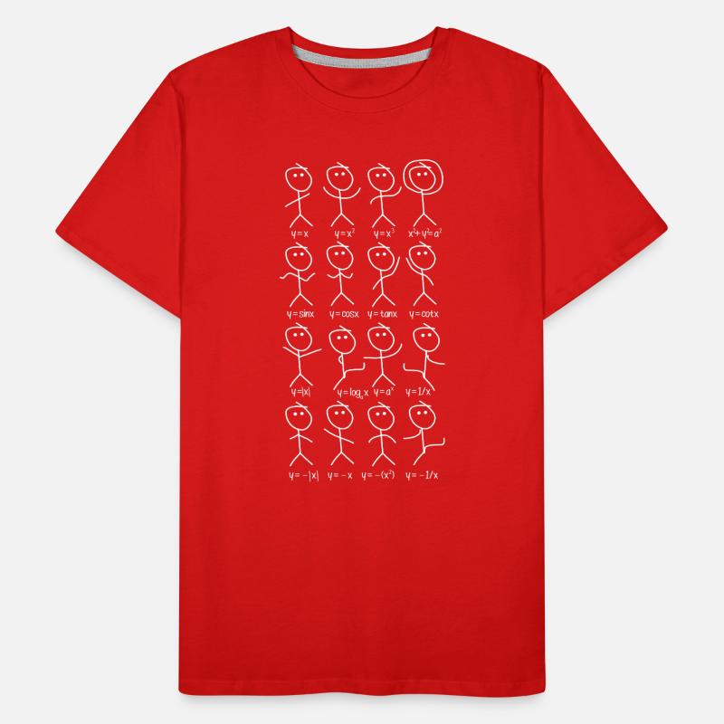 Math Mathematician Enthusiast Math Teacher Men's Premium Organic T-Shirt