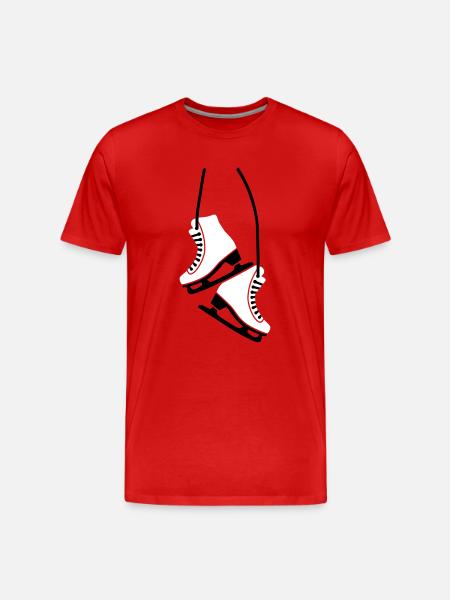 Skates - Men's Premium Organic T-Shirt - red
