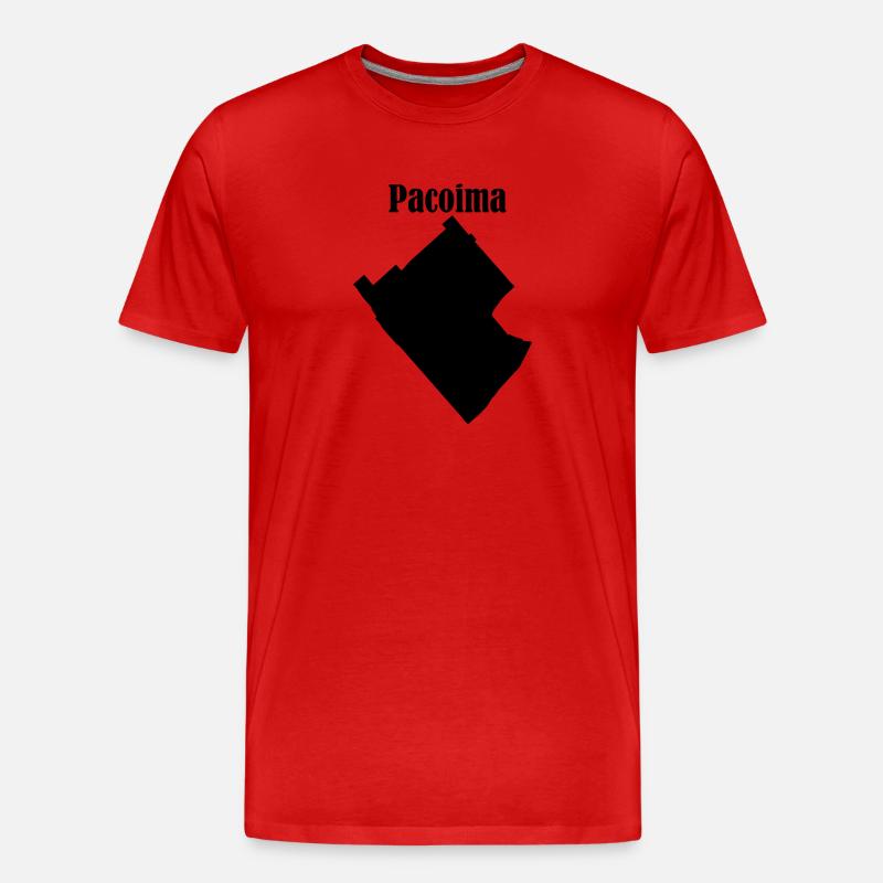 Pacoima - Männer Premium Bio T-Shirt - Rot