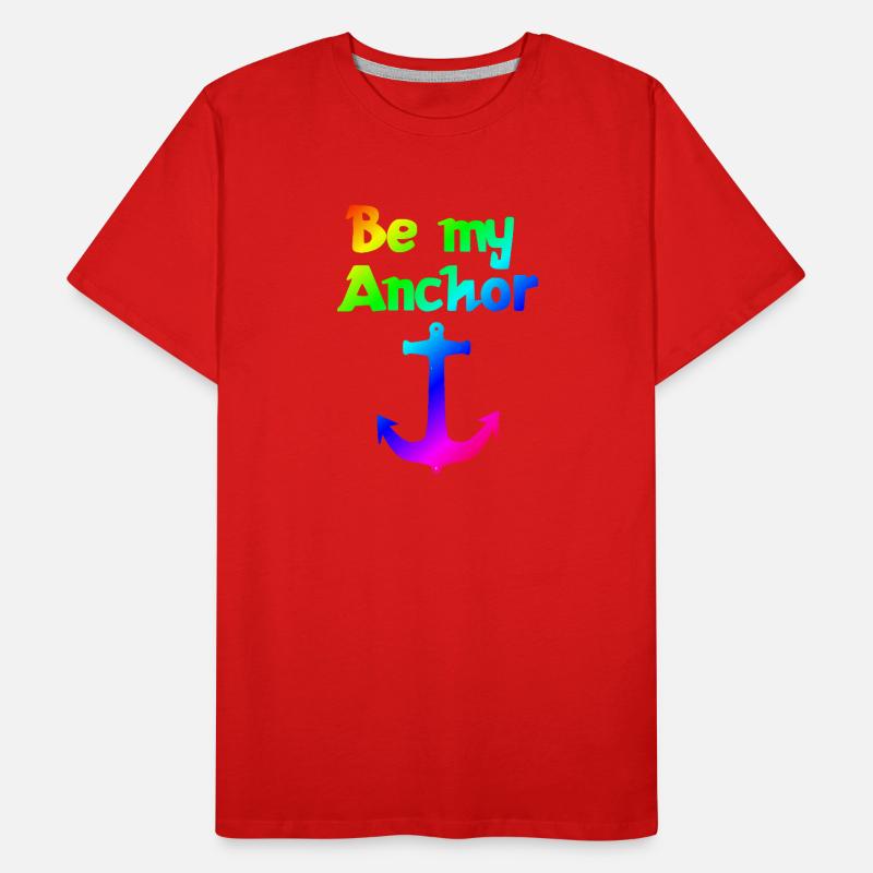 Soyez mon point d’ancrage | | relationnelle Cher | Association T-shirt bio Premium Homme