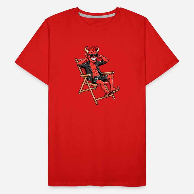 Red Devil Men's Premium Organic T-Shirt