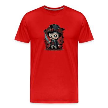 Jack the Ripper - Men's Premium Organic T-Shirt - red - Front - Damien (186cm)