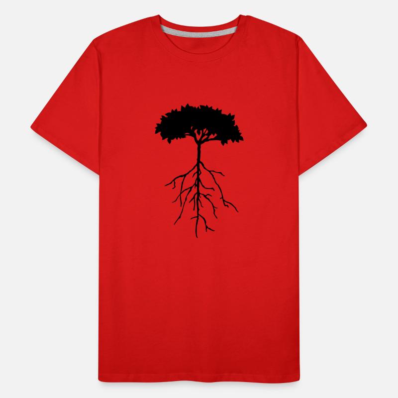 root tree Men's Premium Organic T-Shirt