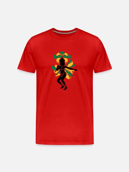 Samba - T-shirt bio Premium Homme - rouge
