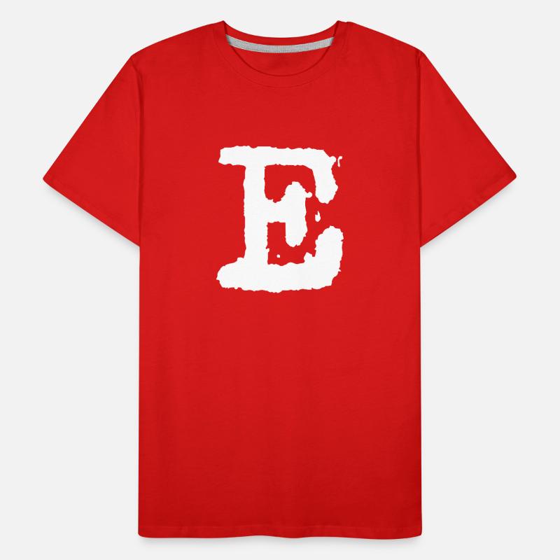 E Men's Premium Organic T-Shirt