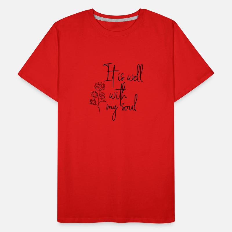 Wenn Friede mit Gott... Männer Premium Bio T-Shirt