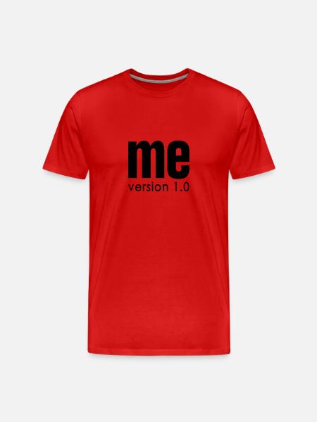 ME version 1.0 NET - Men's Premium Organic T-Shirt - red