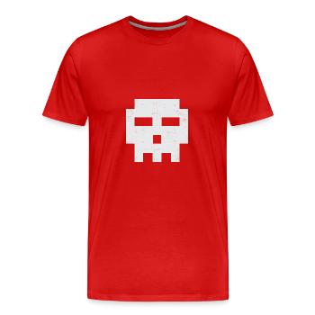 tête de crâne pour cosplayer SPVTW - T-shirt bio Premium Homme - rouge - Devant - Damien (186cm)