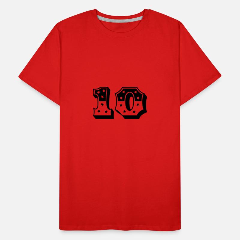 Dix T-shirt bio Premium Homme