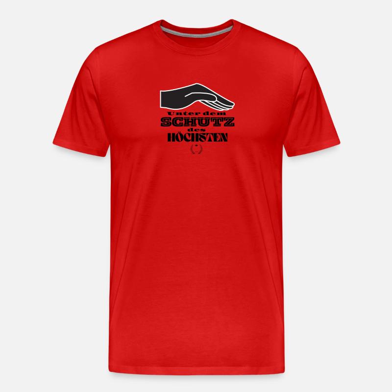Der Schutz des Höchsten - Männer Premium Bio T-Shirt - Rot