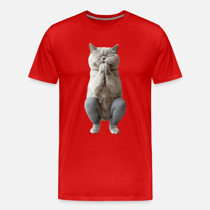 Britisch Kurzhaar - Männer Premium Bio T-Shirt - Rot