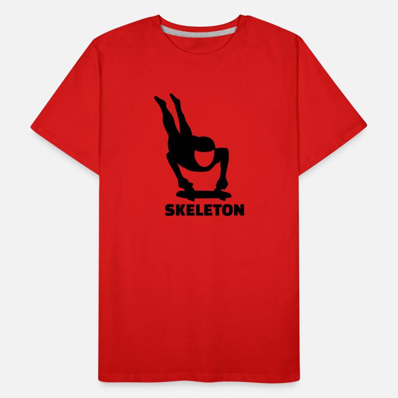Skeleton Men's Premium Organic T-Shirt
