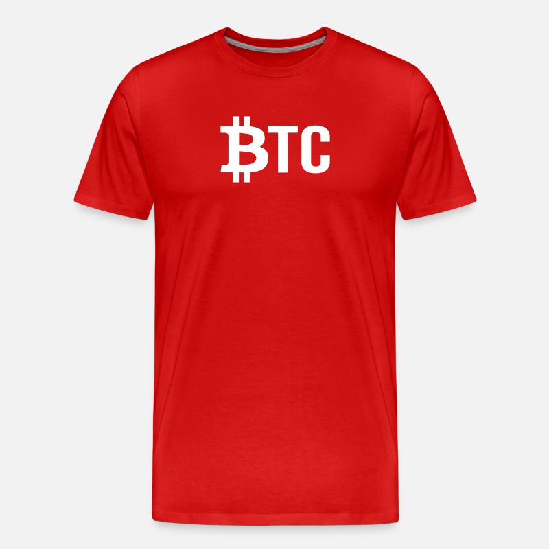 BTC - Männer Premium Bio T-Shirt - Rot