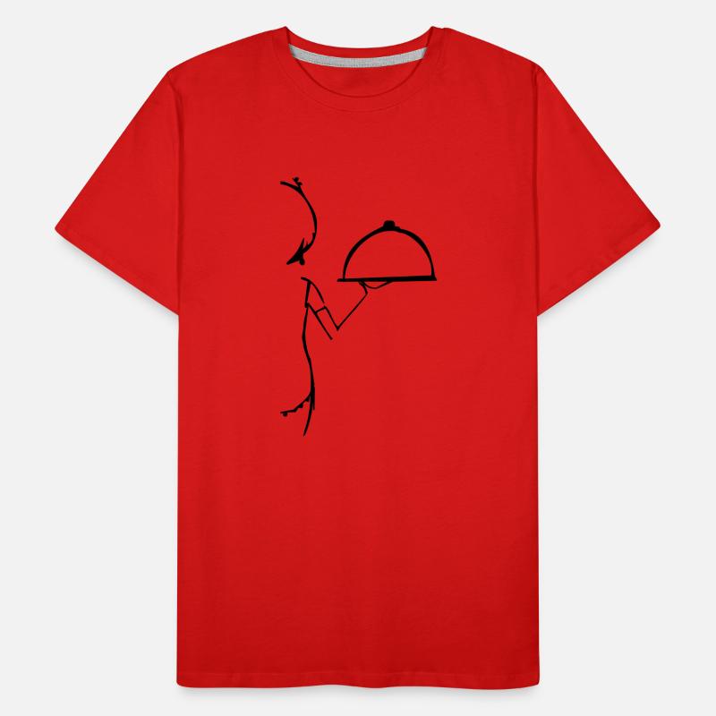 Restaurant, Crew, serveuse T-shirt bio Premium Homme