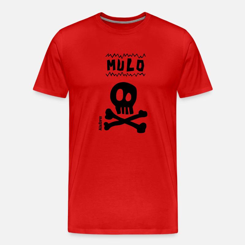 Mulo - Männer Premium Bio T-Shirt - Rot