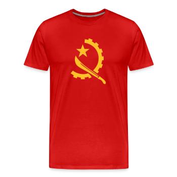 angola - T-shirt bio Premium Homme - rouge - Devant - Damien (186cm)