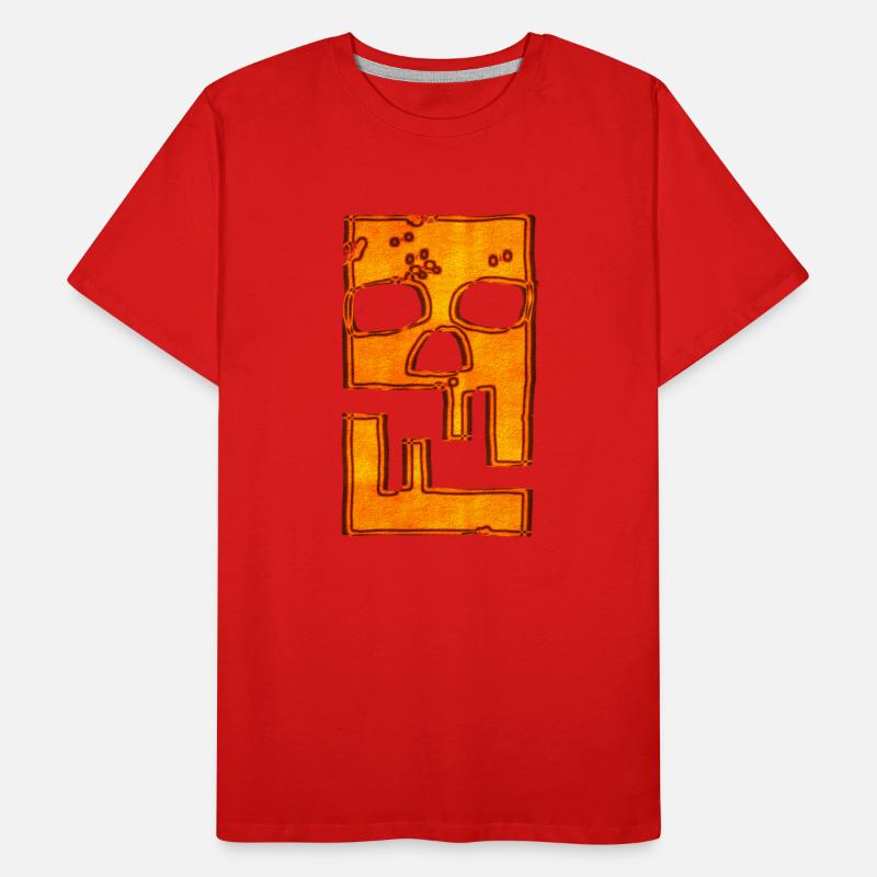 Hacking hackers hacker malware logo emblem Men's Premium Organic T-Shirt